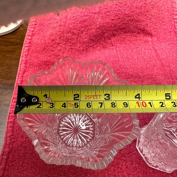 Crystal sugar and creamer set - Picture 3 of 9